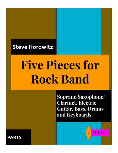 Five Little Pieces For Rock Band Parts Sheet Music