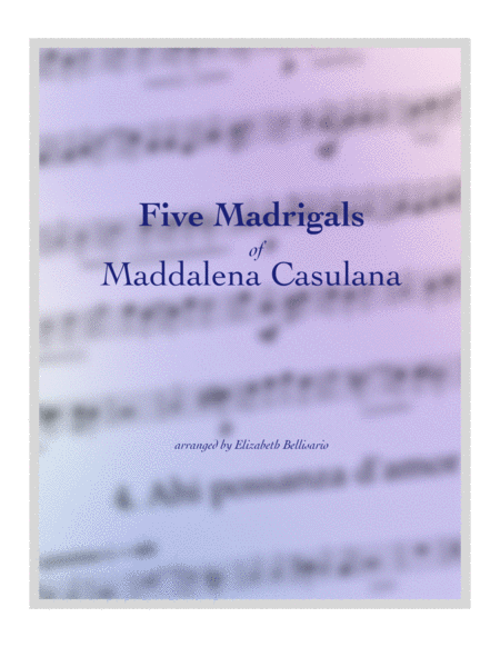 Free Sheet Music Five Madrigals String Quartet