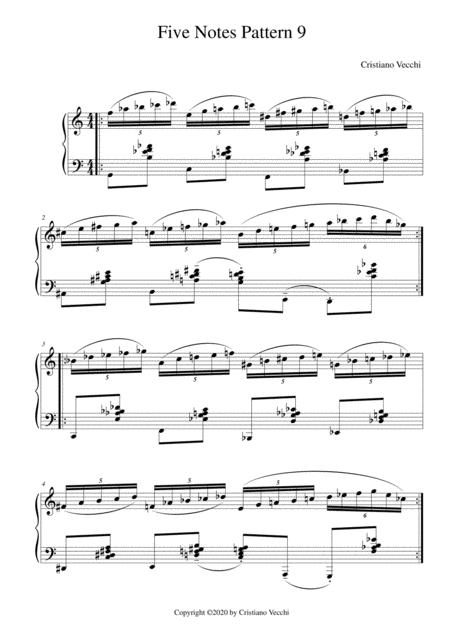 Five Notes Pattern 9 Sheet Music