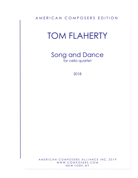 Free Sheet Music Flaherty Song And Dance