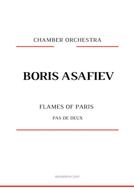 Flames Of Paris Sheet Music