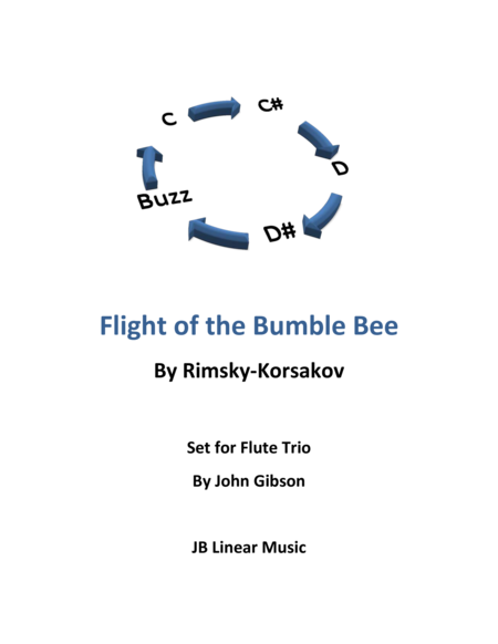 Flight Of The Bumble Bee For Flute Trio Sheet Music