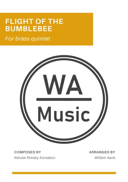 Free Sheet Music Flight Of The Bumblebee Nikolai Rimsky Korsakov Brass Quintet
