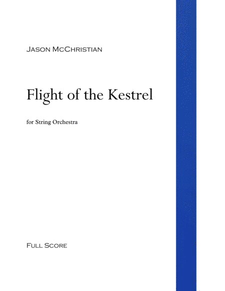 Flight Of The Kestrel For String Orchestra Sheet Music