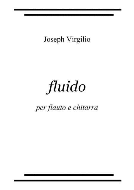 Fluido Per Flauto E Chitarra Sheet Music