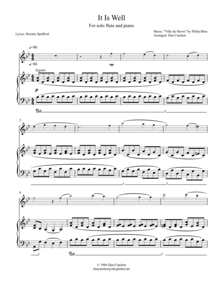 Flute It Is Well Theme And Variations Sheet Music