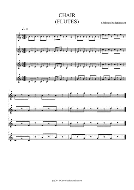 Flutes Sheet Music