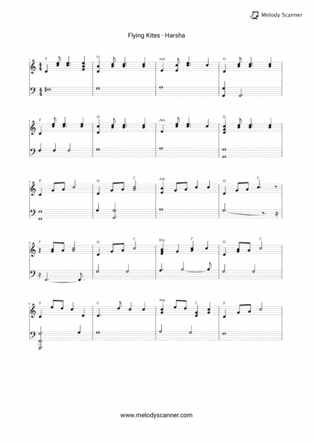 Flying Kites Sheet Music