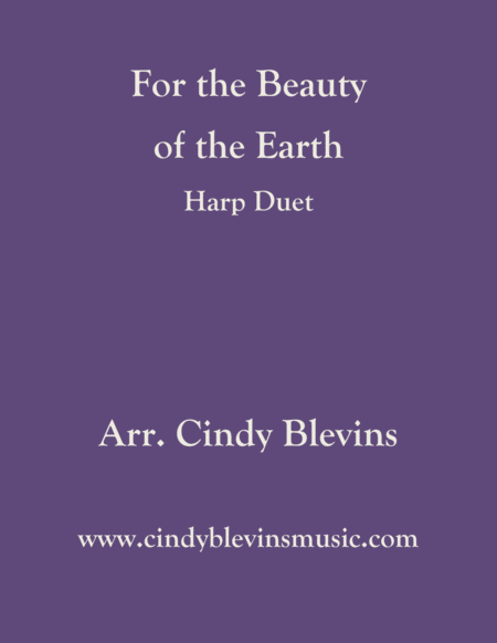 For The Beauty Of The Earth Arranged For Harp Duet Sheet Music