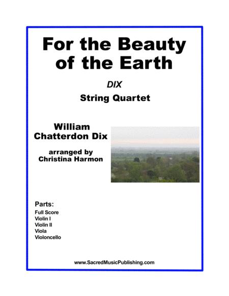 For The Beauty Of The Earth String Quartet Sheet Music