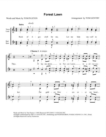 Forest Lawn Ssaa Sheet Music