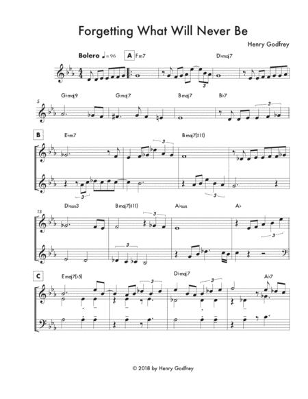 Free Sheet Music Forgetting What Will Never Be Lead Sheet