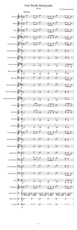 Fort Worth Stockyards March Sheet Music