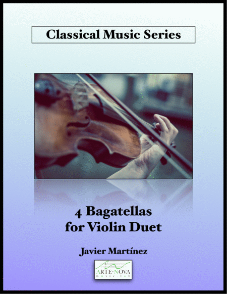 Free Sheet Music Four Bagatellas For Violin Duet