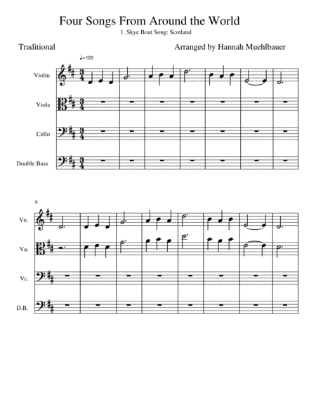 Four Songs From Around The World Sheet Music