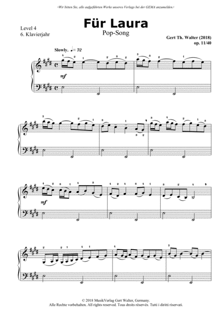 Fr Laura Sheet Music