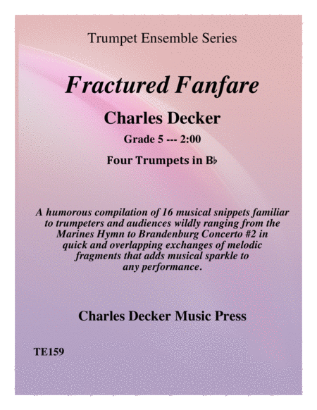 Fractured Fanfare For Trumpet Ensemble Sheet Music