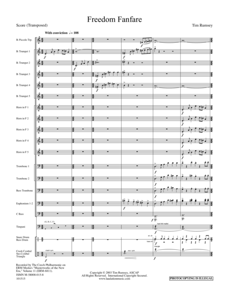 Freedom Fanfare Sheet Music