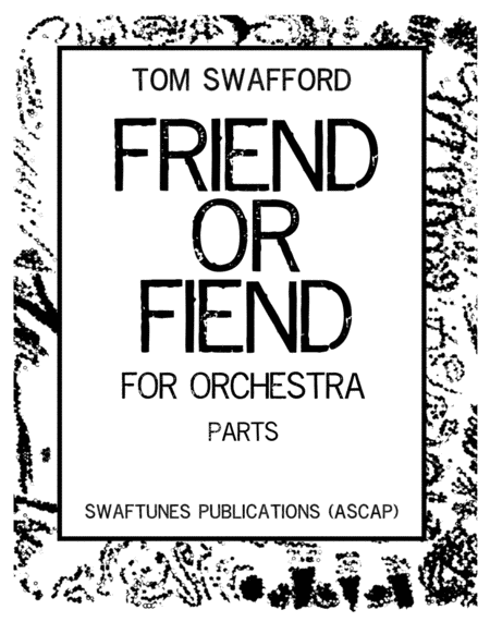 Free Sheet Music Friend Or Fiend Parts