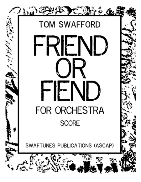 Friend Or Fiend Sheet Music