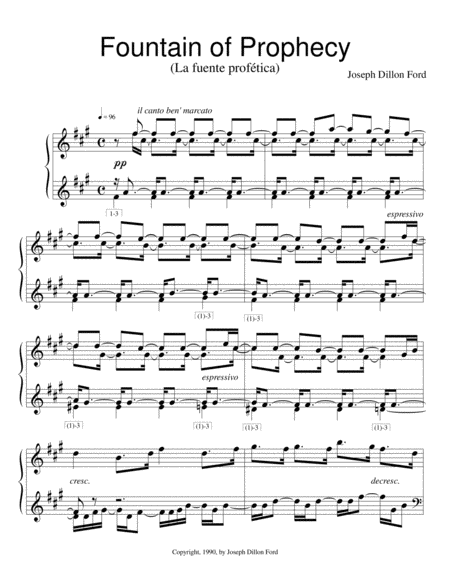 From The Shadowland Supplement For Piano Solo Sheet Music