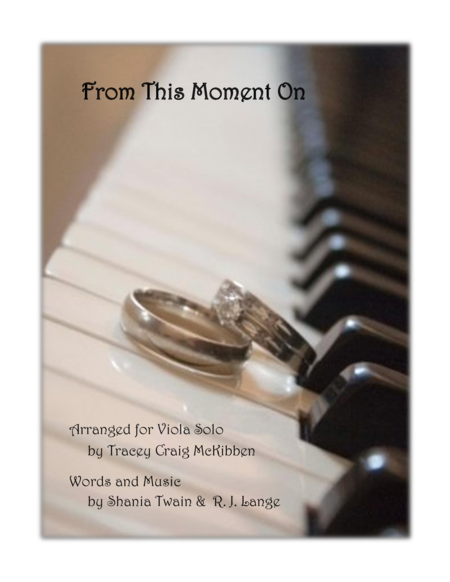 From This Moment On For Viola Solo Sheet Music