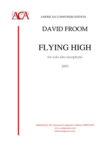 Free Sheet Music Froom Flying High