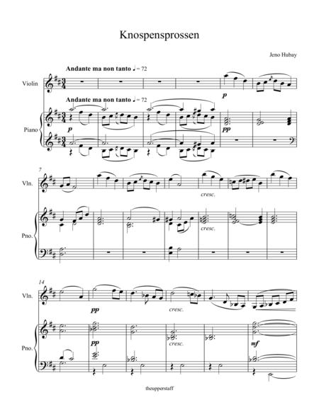 Fugue 4a String Quartet Sheet Music