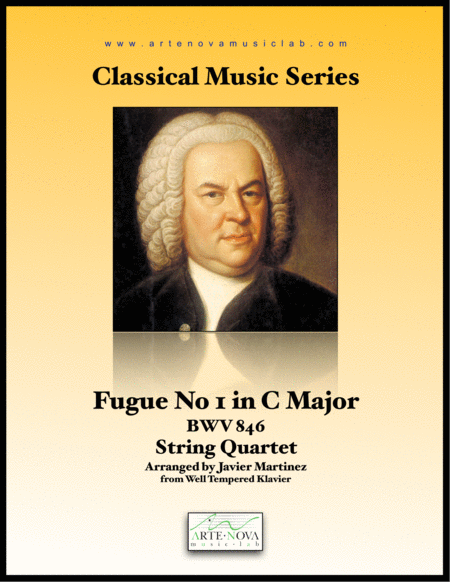 Fugue No 1 Bwv 846 For String Quartet Sheet Music