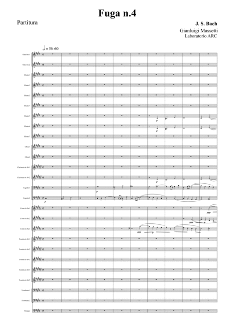 Free Sheet Music Fugue No 4 In C Sharp Minor Bwv 849