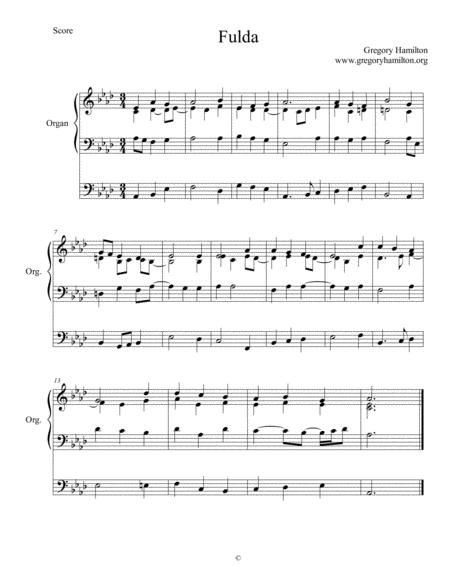 Free Sheet Music Fulda Walton O Jesus Joy Alternate Harmonization