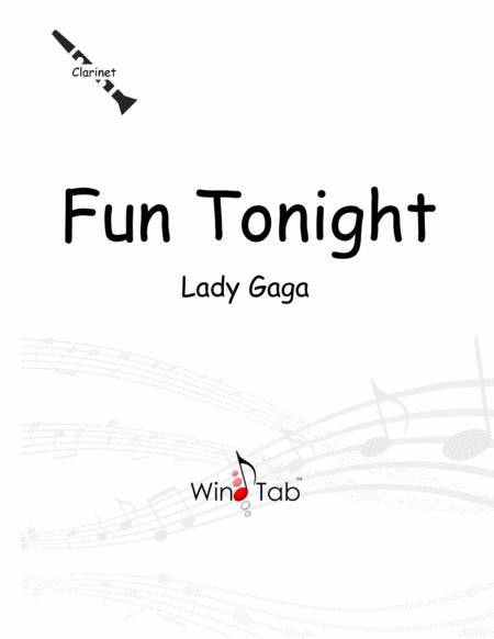 Free Sheet Music Fun Tonight Clarinet Sheet Music Tab