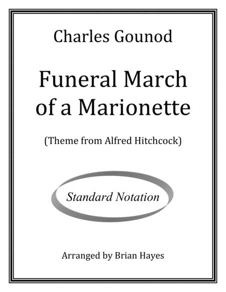 Funeral March Of A Marionette Standard Notation Sheet Music