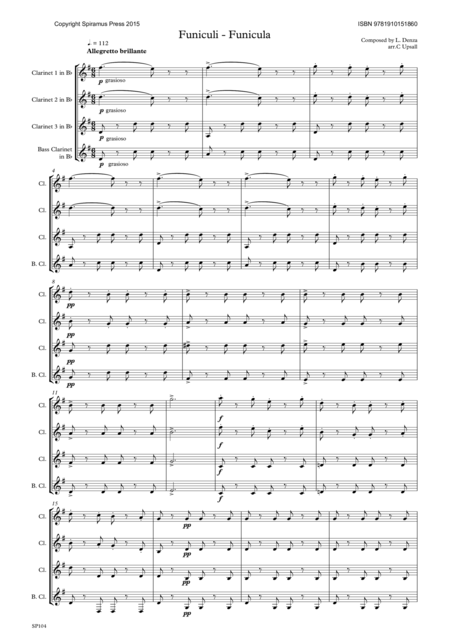 Funiculi Funicula Sheet Music