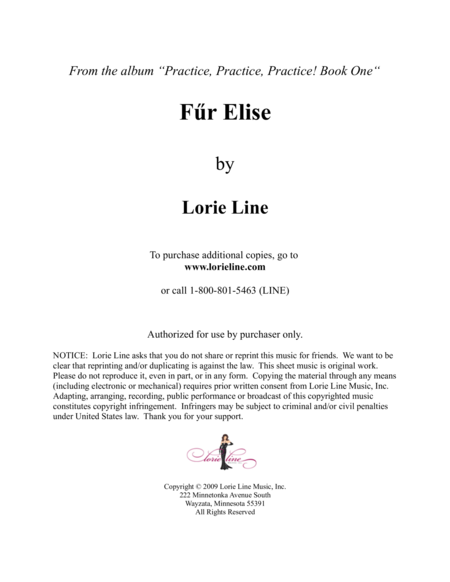 Free Sheet Music Fur Elise Easy