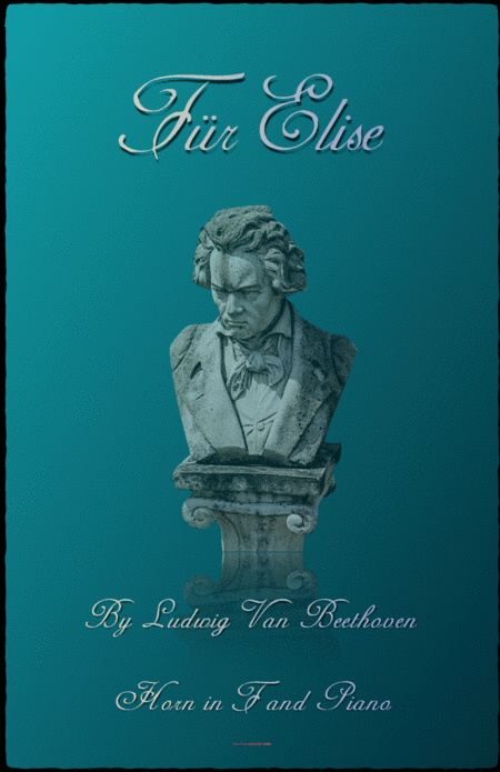 Free Sheet Music Fur Elise For Solo Horn In F And Piano