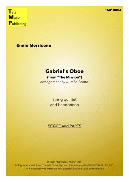 Gabriels Oboe The Mission Sheet Music