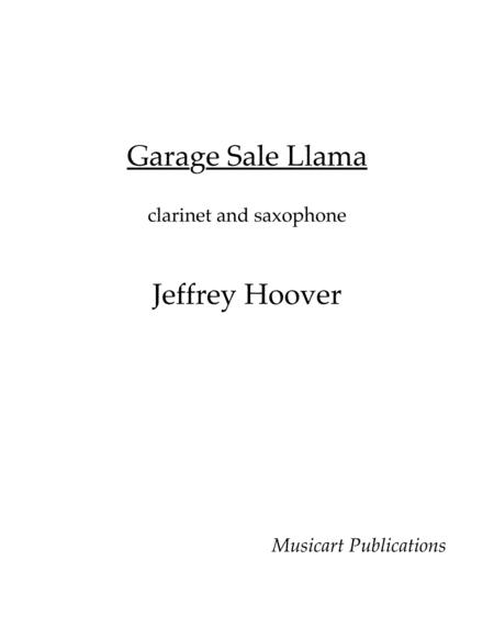 Free Sheet Music Garage Sale Llama