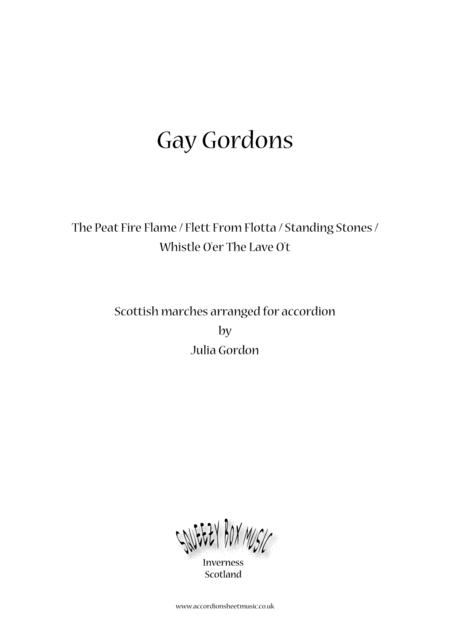 Free Sheet Music Gay Gordons The Peat Fire Flame Flett From Flotta Standing Stones Whistle O Er The Lave O T