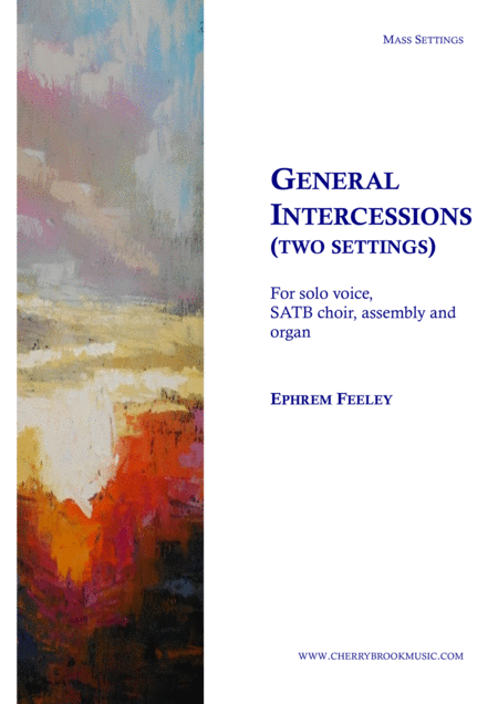 General Intercessions Two Settings Sheet Music