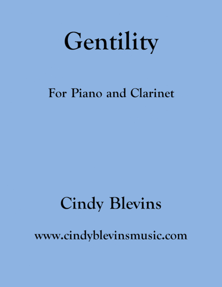 Gentility 24 Original Pieces For Piano And Bb Clarinet Sheet Music