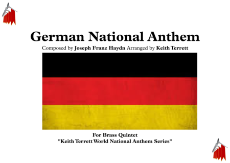 Free Sheet Music German National Anthem Deutschlandlied For Brass Quintet