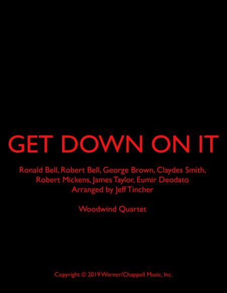 Get Down On It Sheet Music