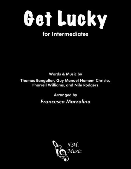 Get Lucky For Intermediates Sheet Music