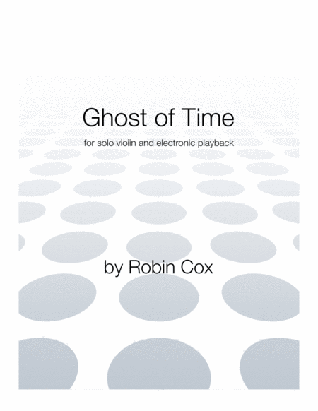 Free Sheet Music Ghost Of Time