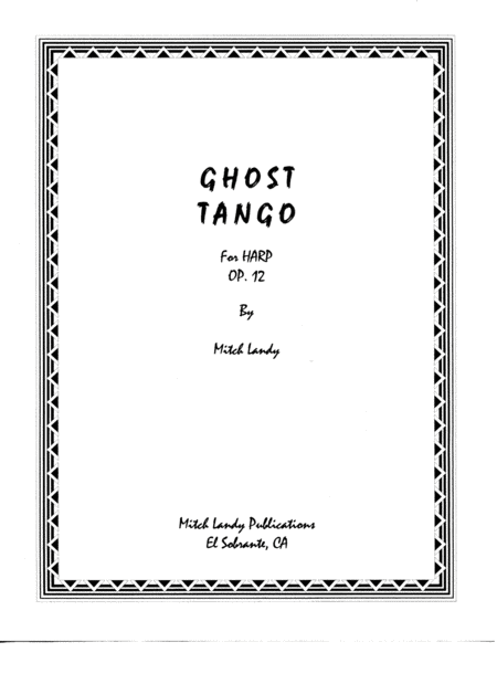 Free Sheet Music Ghost Tango