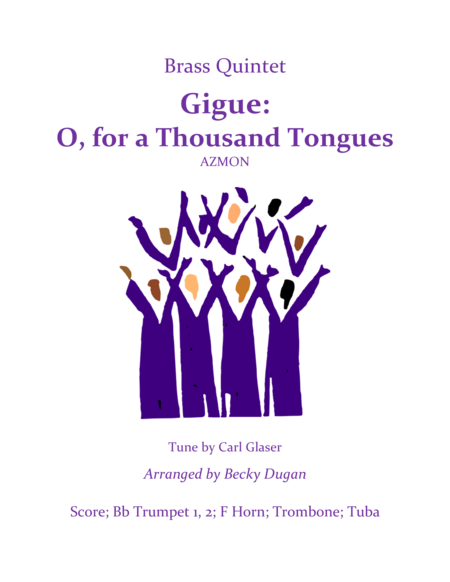 Gigue On O For A Thousand Tongues Sheet Music