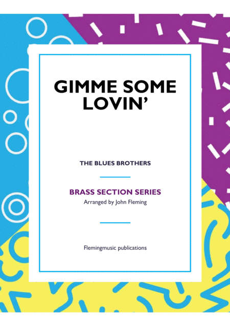 Gimme Some Lovin Blues Brothers Sheet Music