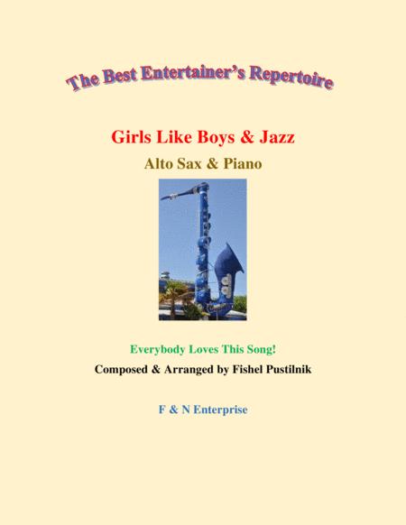 Free Sheet Music Girls Like Boys Jazz Piano Background For Alto Sax And Piano Video