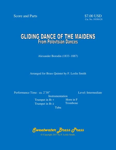 Gliding Dance Of The Maidens From Polovtsian Dances Stranger In Paradise Sheet Music